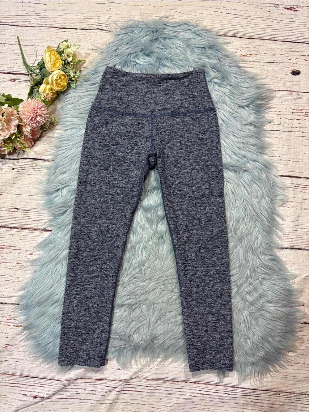 Beyond Yoga Spacedye High Rise 7/8 Navy Leggings